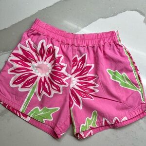 Lilly Pulitzer Girls Pink Floral Shorts Size 3T